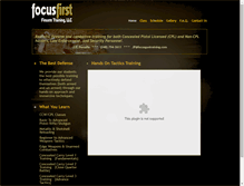 Tablet Screenshot of focusguntraining.com